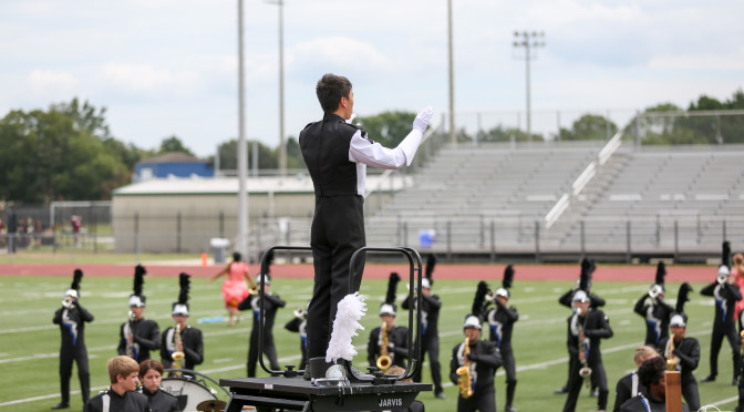 clear springs drum major and band at friendswood contest